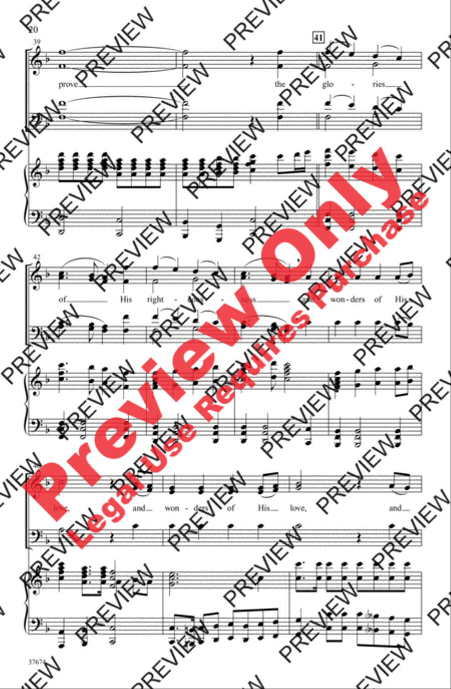 Festival of Carols 4-Part scores gallery preview page 20