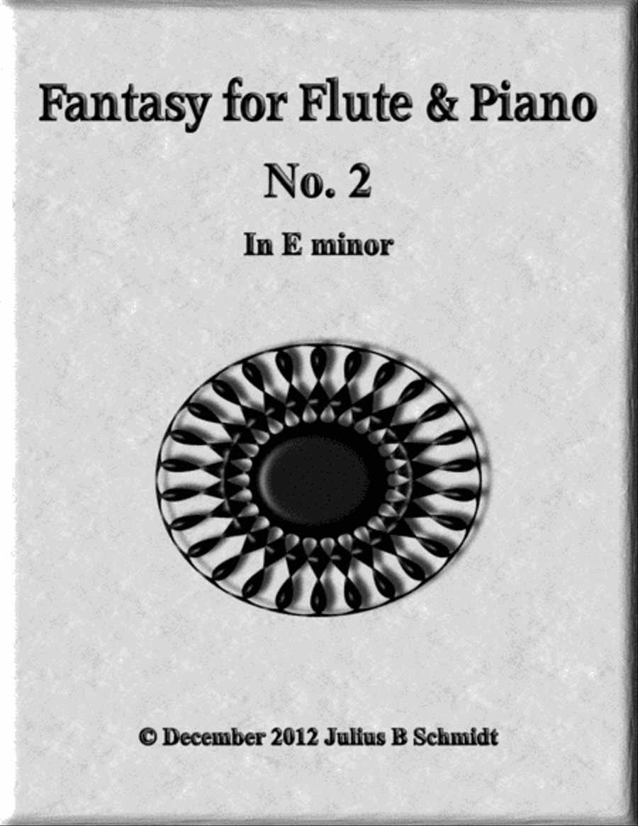 Flute Fantasy No. 2 in E minor Woodwind Duet scores gallery preview page 1