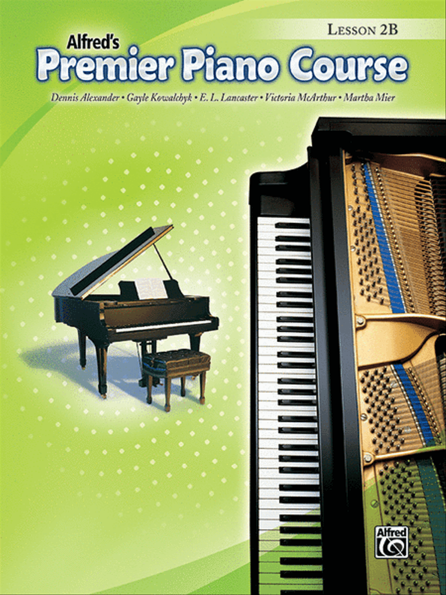 Premier Piano Course Lesson Book, Book 2B Piano Method scores gallery preview page 1