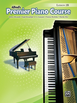 Book cover for Premier Piano Course Lesson Book, Book 2B