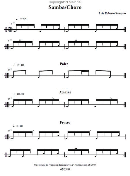 Pandeiro Brasileiro, Volume 2