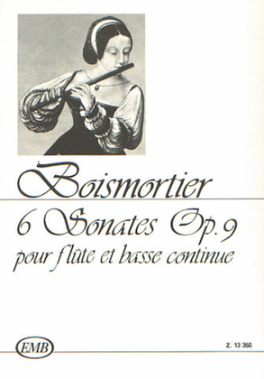 Six (6) Sonatas For Flute And Basso Continuo Op9 Includes Separate Bass Part