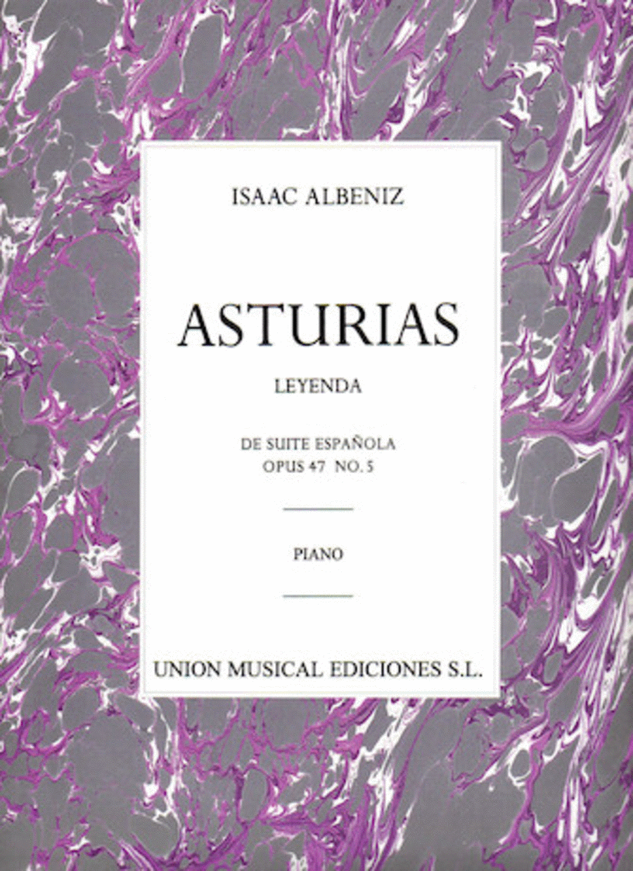 Albeniz: Asturias (leyenda) De Suite Espanola Op.47 No.5 Piano Solo scores gallery preview page 1