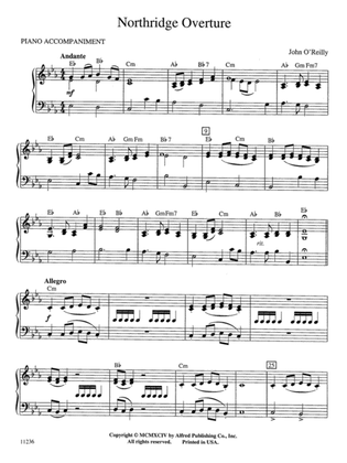 Northridge Overture: Piano Accompaniment