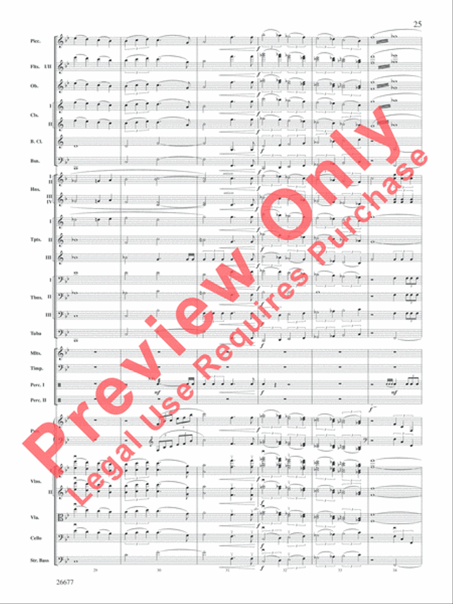 Star Wars Epic -- Part II, Suite from the Full Orchestra scores gallery preview page 58