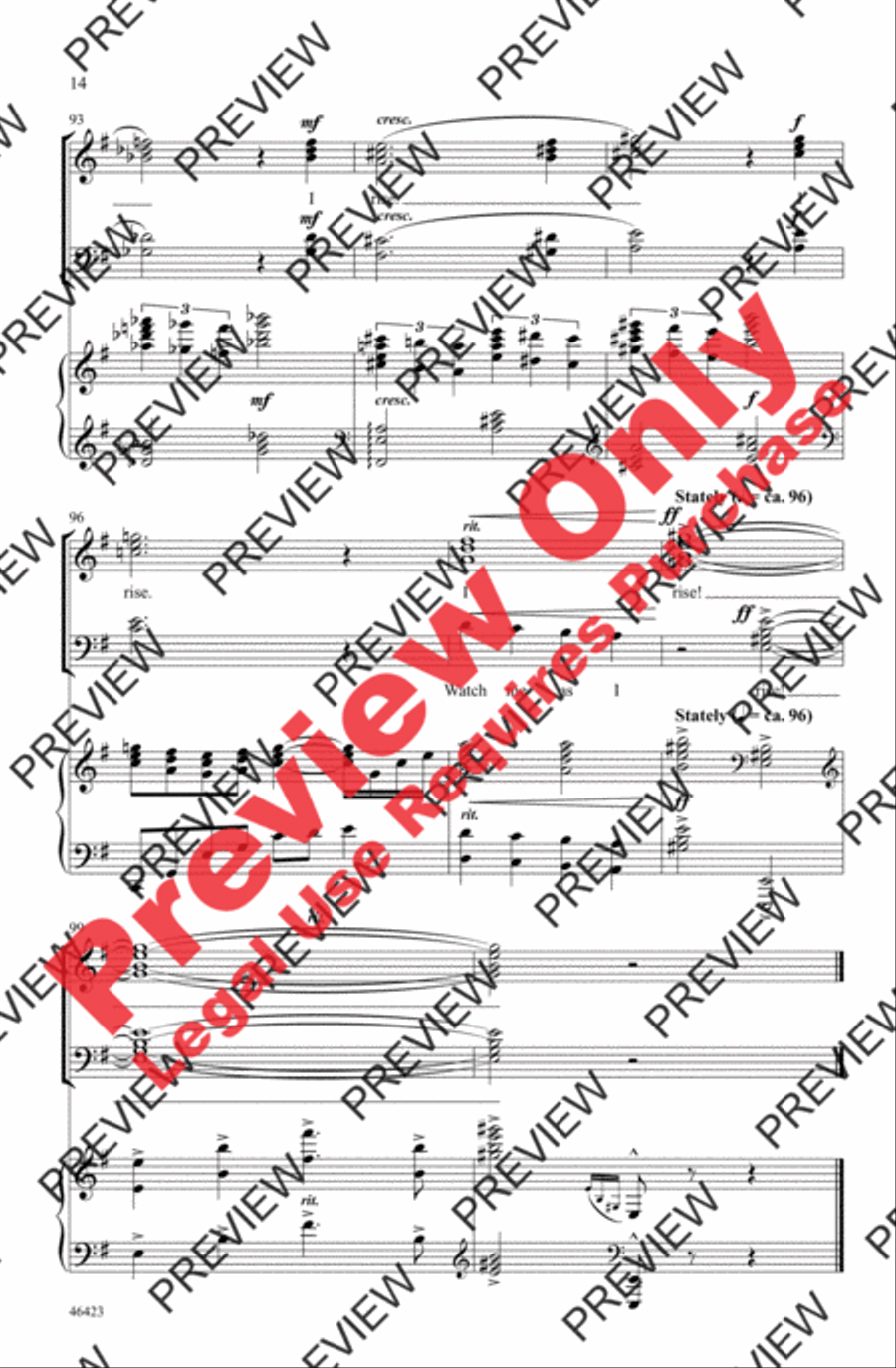 Still I Rise 4-Part scores gallery preview page 14