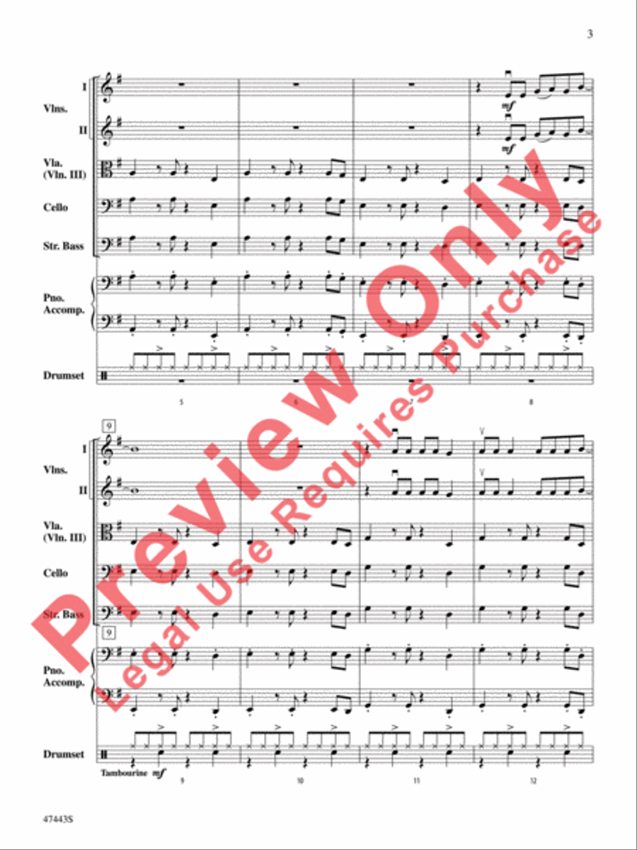 Feel It Still String Orchestra scores gallery preview page 4