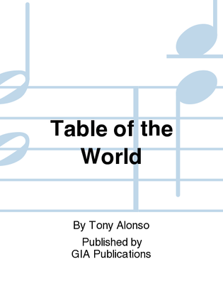 Book cover for Table of the World - Music Collection
