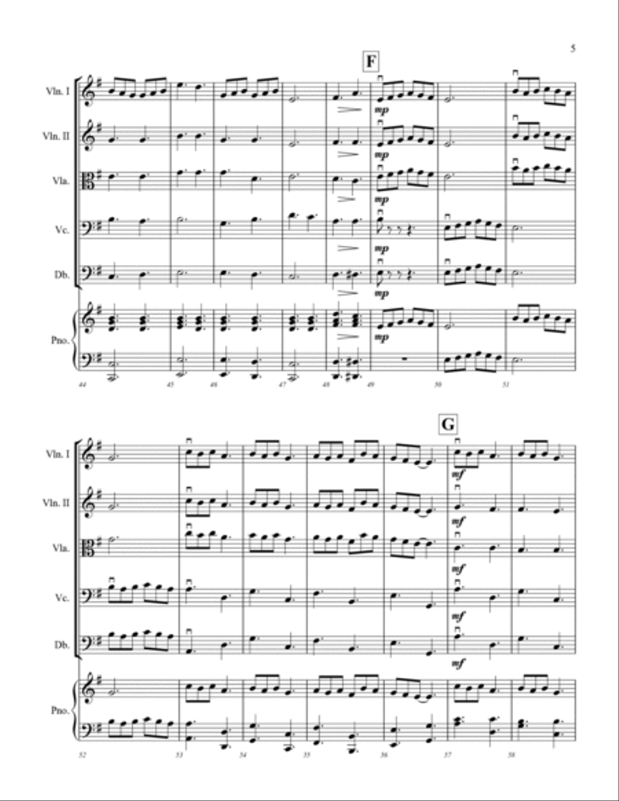 Guinevere's Dream String Orchestra scores gallery preview page 5