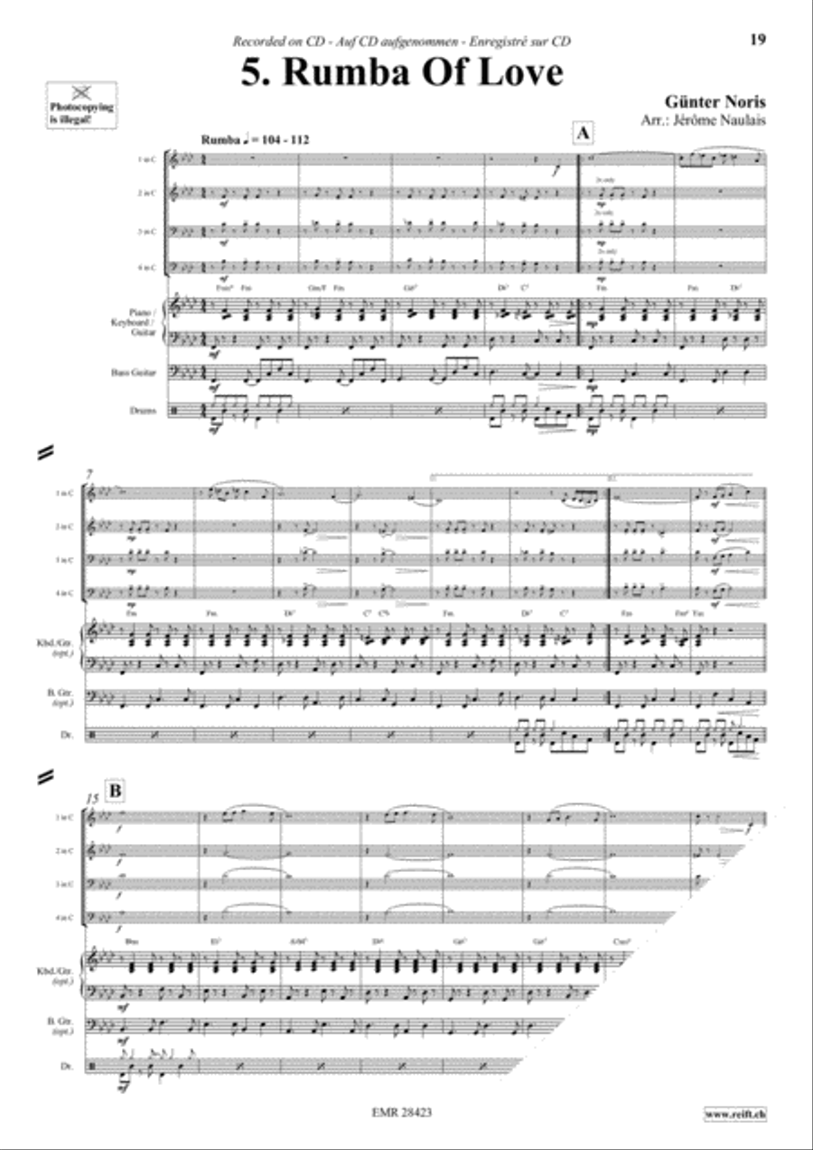 Let's Dance Volume 4 Let's Dance Volume 4 Woodwind Quartet scores gallery preview page 7