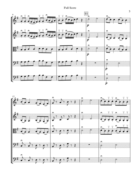 Eine Kleine Nachmusik For Intermediate String Orchestra image number null