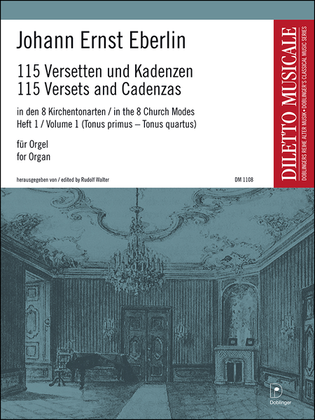 Book cover for 115 Versetten und Kadenzen Band 1
