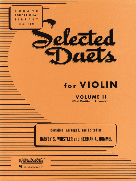 Violin Duet Collections - Selected Duets For Violins Vol2 Advanced First Position