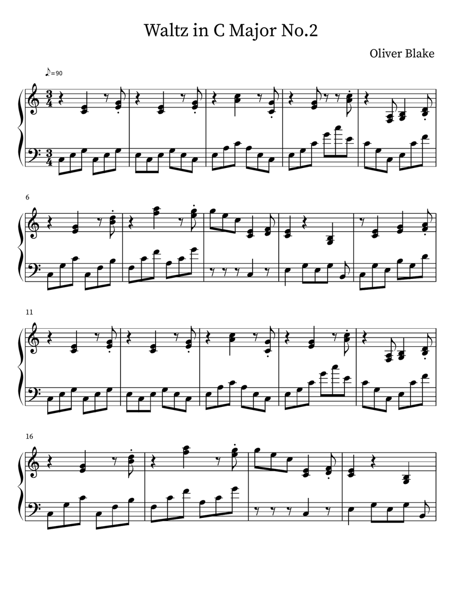 Waltz in C Major No.2