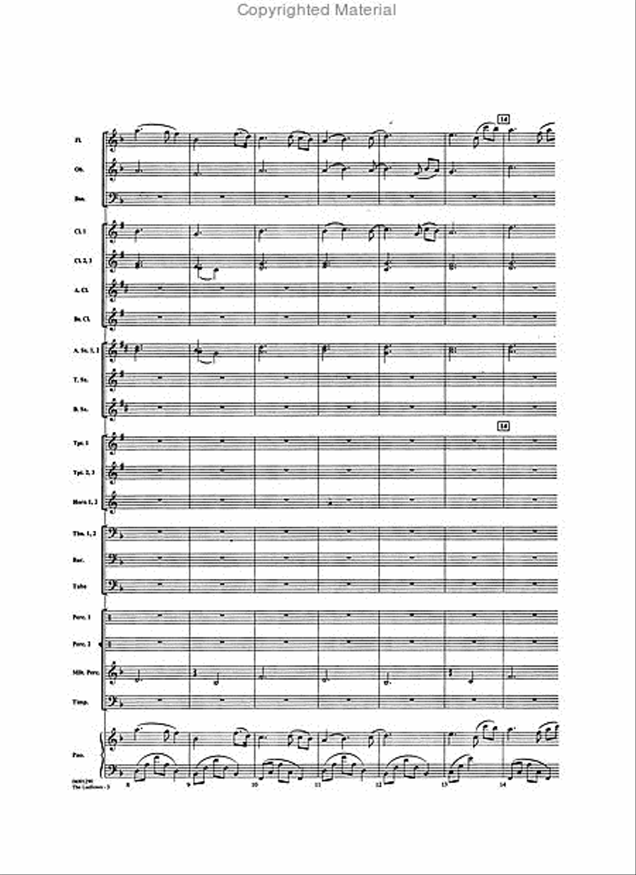 The Ludlows (from Legends of the Fall) Concert Band scores gallery preview page 3