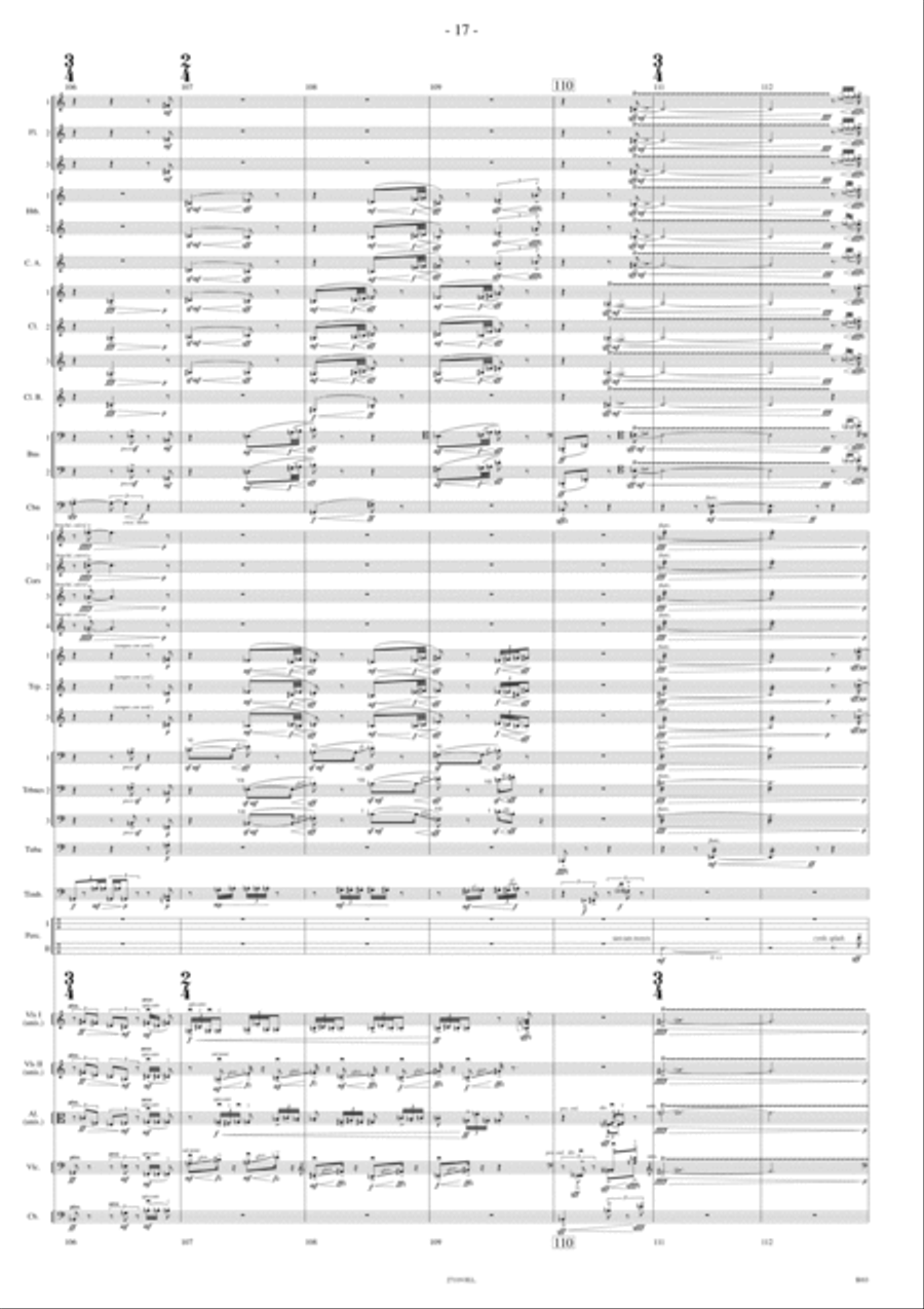Lucifer D'Apres Pollock Orchestra scores gallery preview page 16