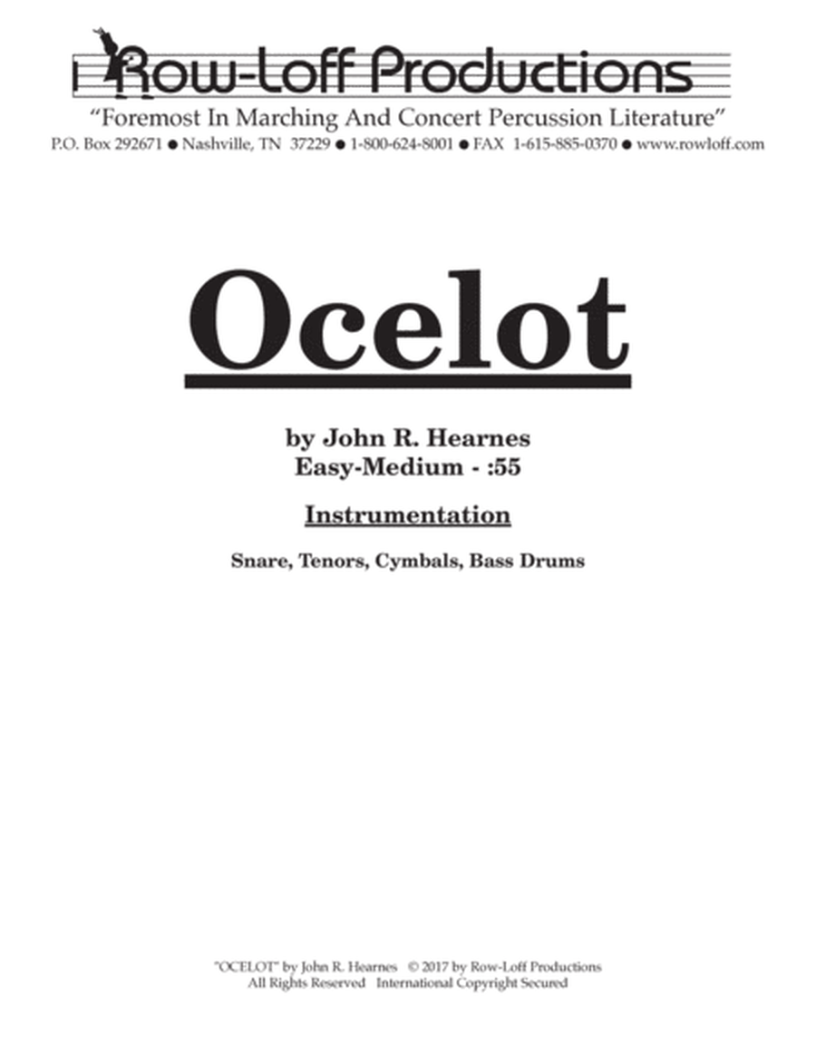 Ocelot w/Tutor Tracks