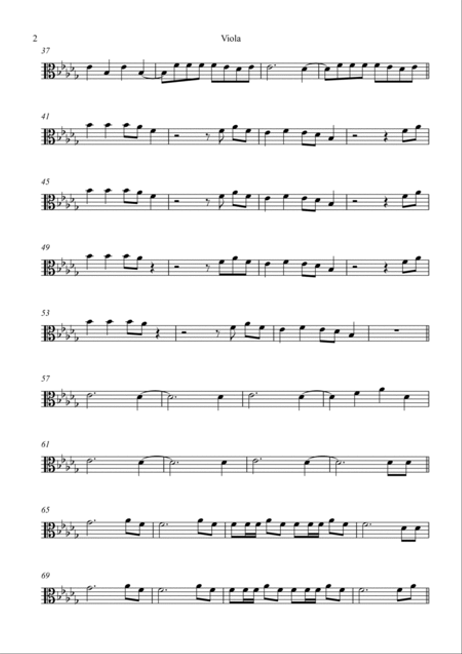 Save Me Viola Solo scores gallery preview page 2