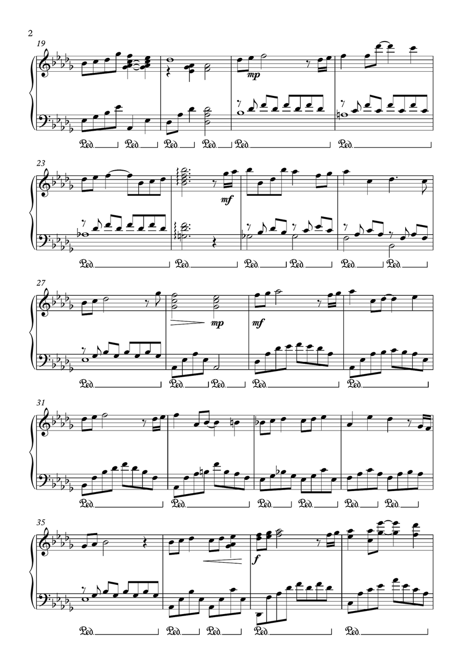 Happy Moment Happy Moment Piano Solo scores gallery preview page 2