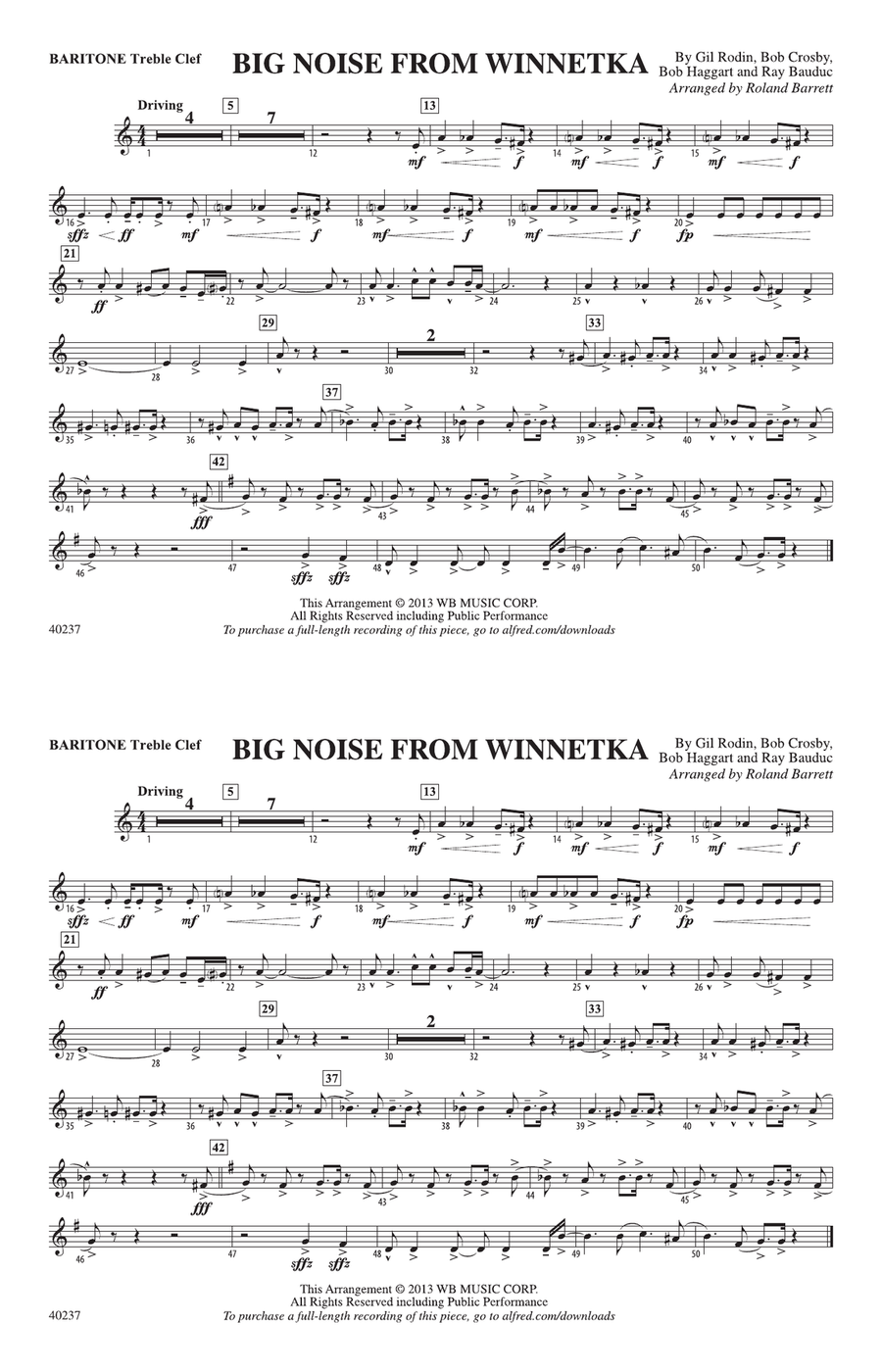 Big Noise from Winnetka: Baritone T.C.