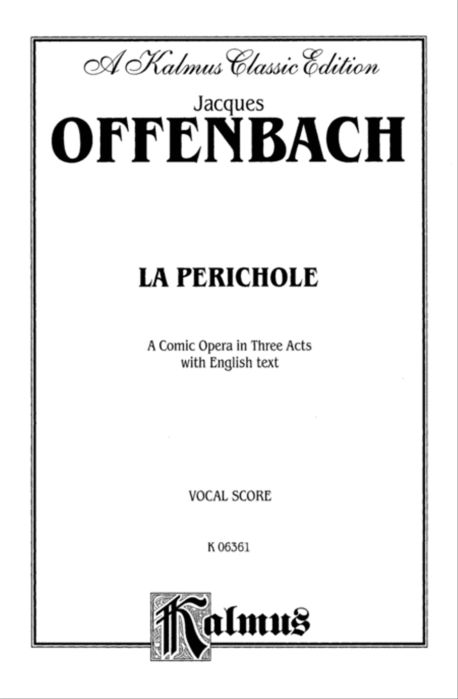 La Perichole Voice scores gallery preview page 2