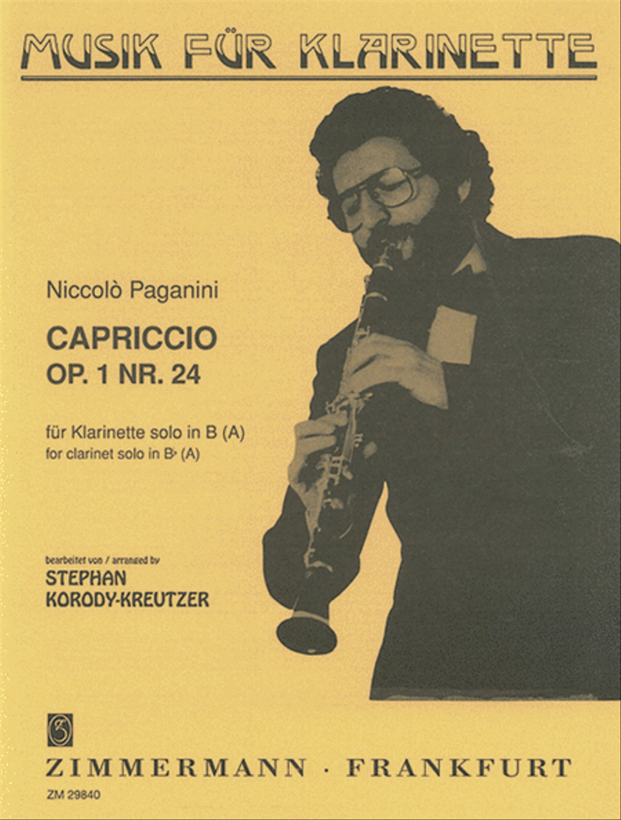 Capriccio Capriccio B-Flat Clarinet scores gallery preview page 1