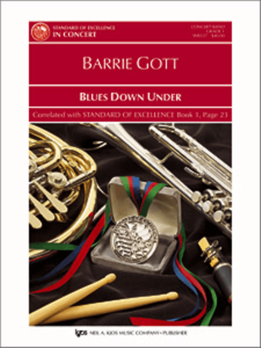 Blues Down Under Concert Band scores gallery preview page 1