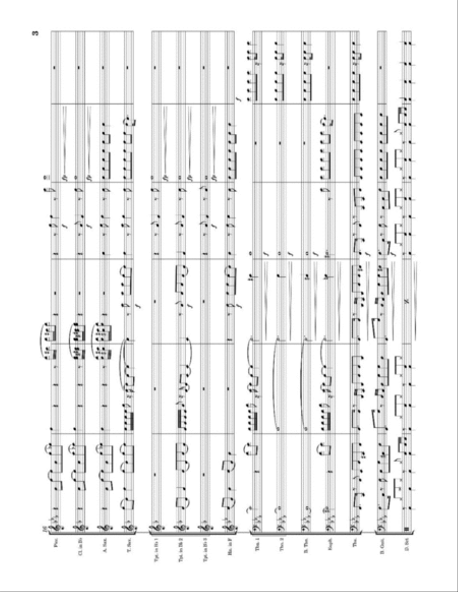 Murder On The Dancefloor Marching Band scores gallery preview page 3
