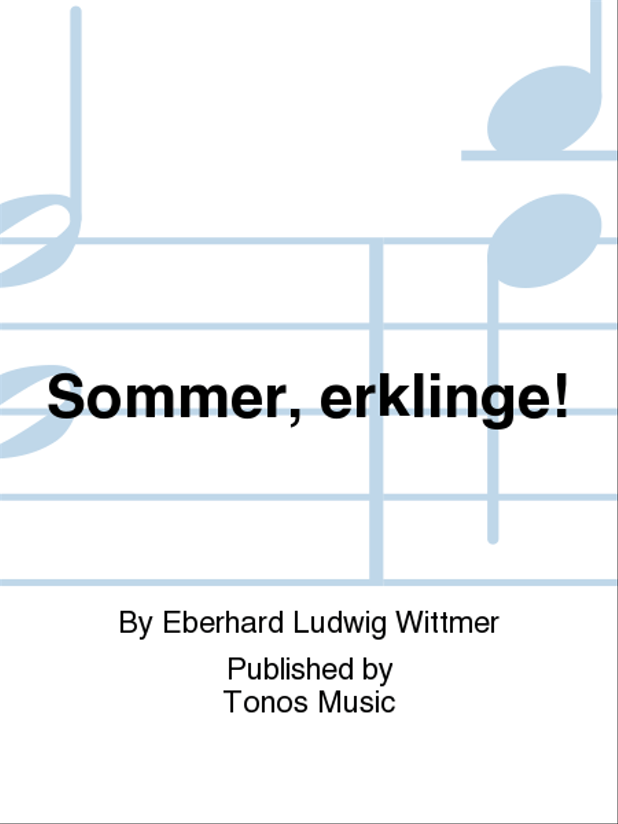 Sommer, erklinge! 4-Part scores gallery preview page 1