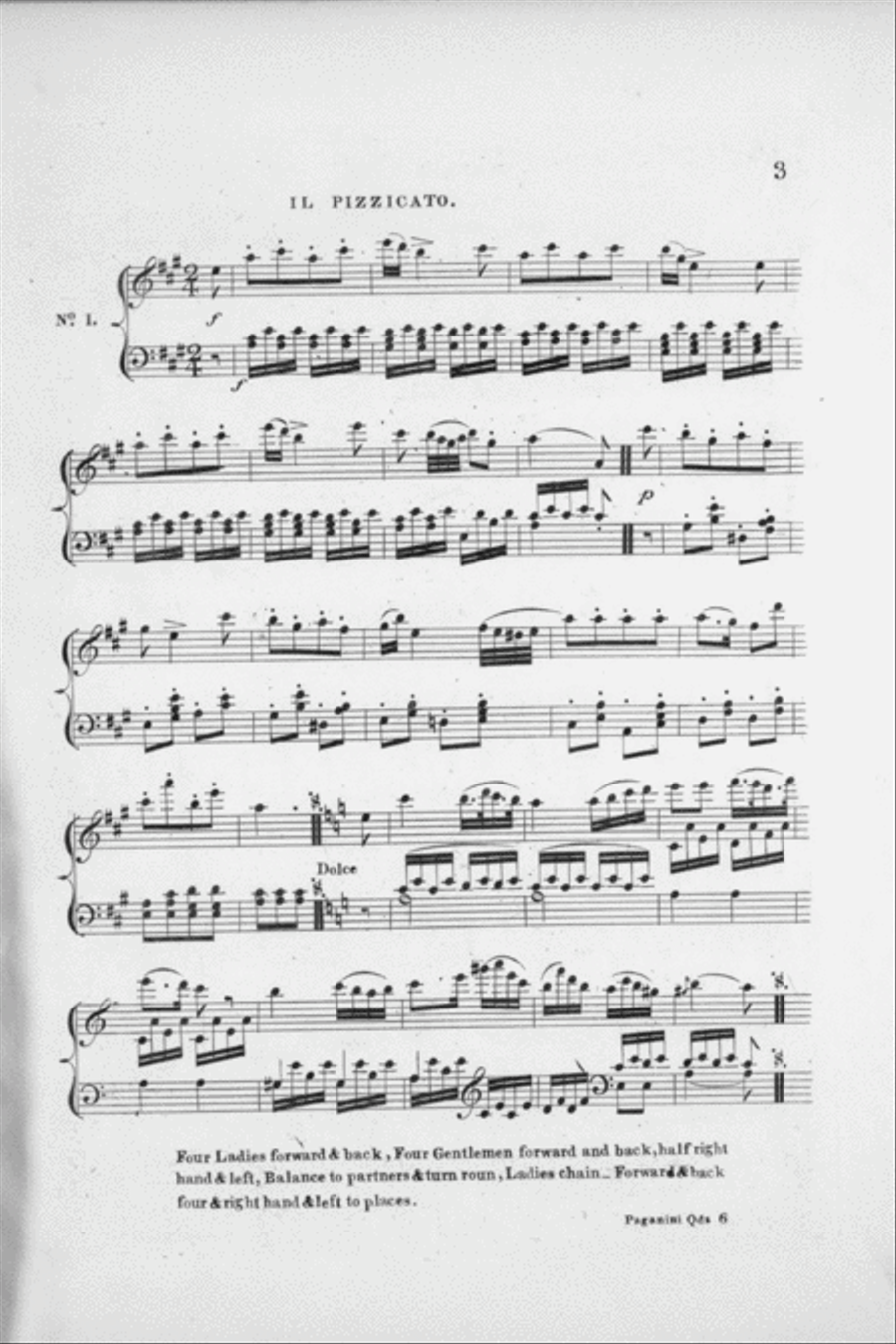 Les Extraordinaires. Paganini Quadrilles Violin scores gallery preview page 2