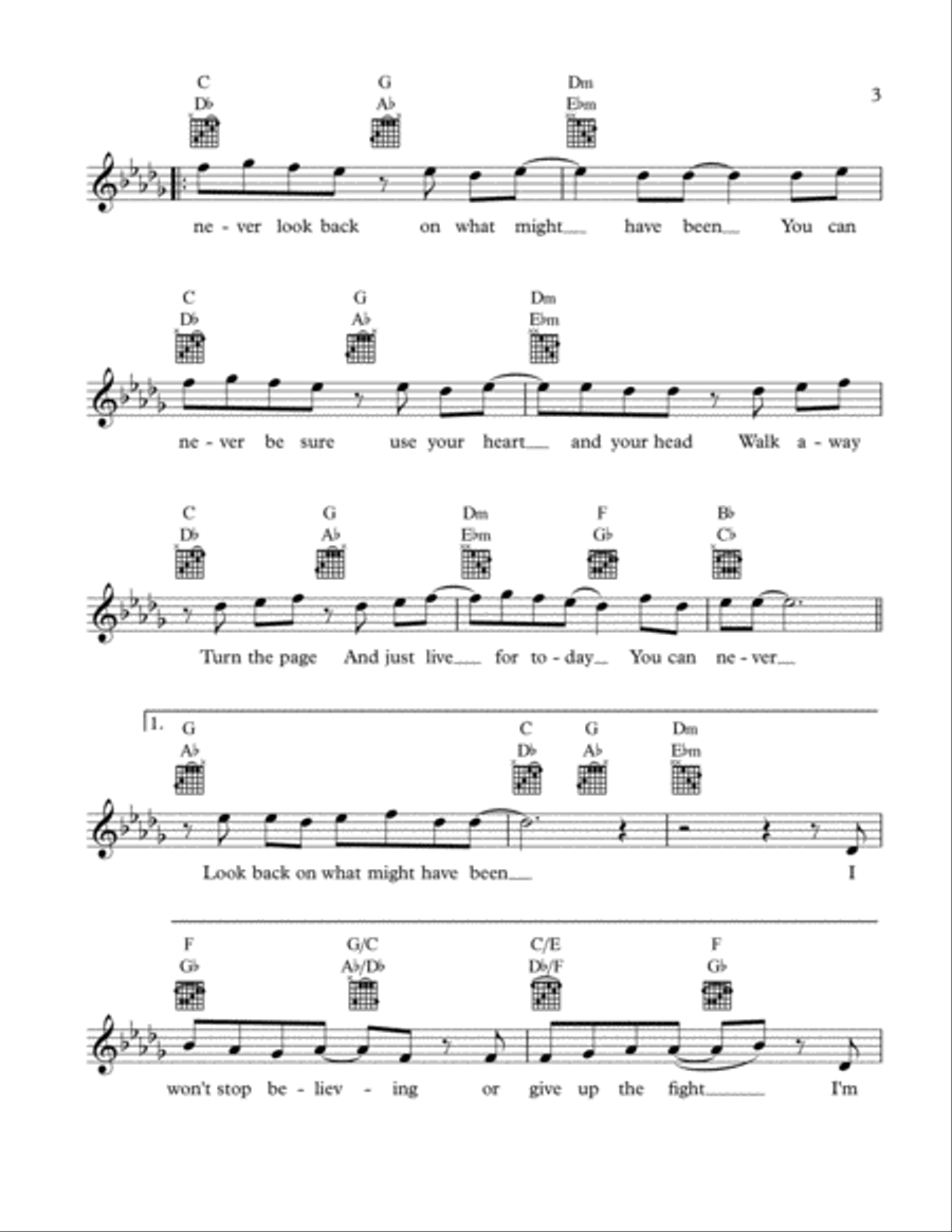 What Might Have Been Electric Guitar scores gallery preview page 3