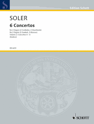 Book cover for VI Conciertos de dos Organos obligados