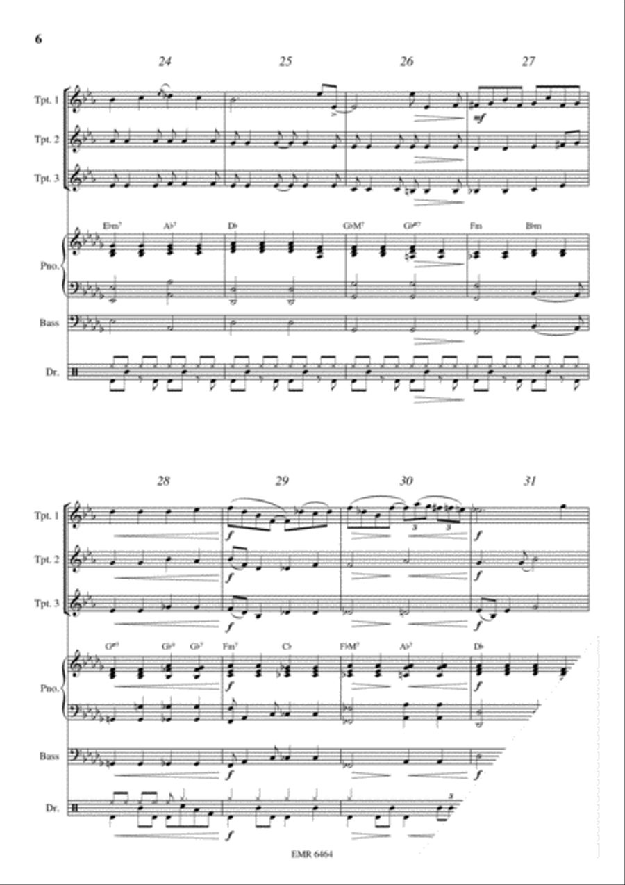 Bess, You Is My Woman Now Trumpet Trio scores gallery preview page 6