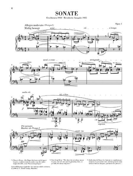 Piano Sonata, Op. 1