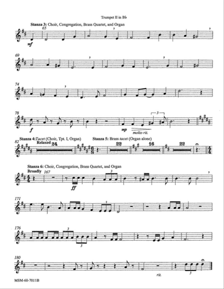 When Morning Gilds the Skies Choir scores gallery preview page 4