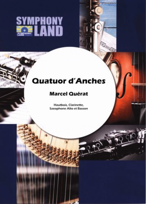 Quatuor d'anches (hautbois, clarinette, saxophone alto et basson)