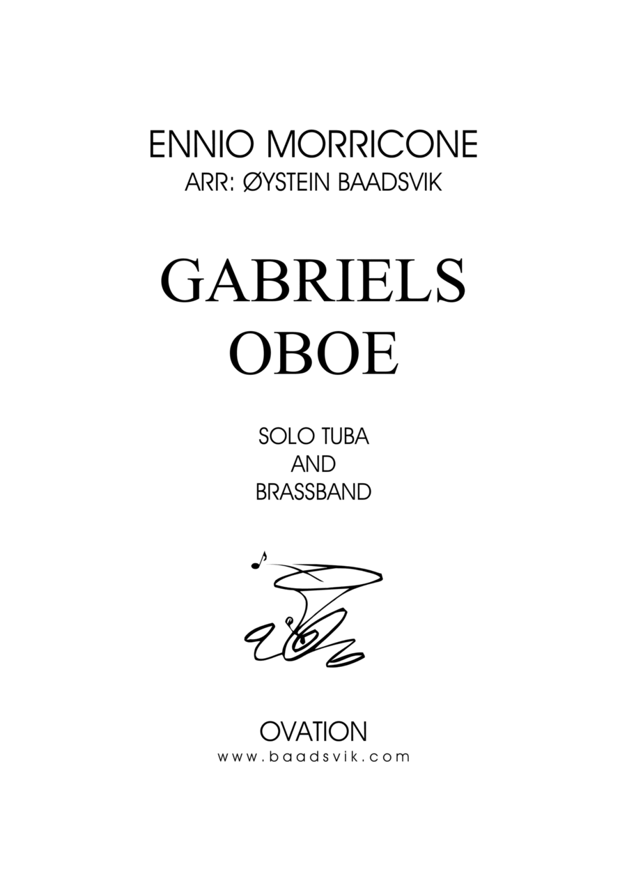 Gabriel's Oboe - Score Only Concert Band scores gallery preview page 1