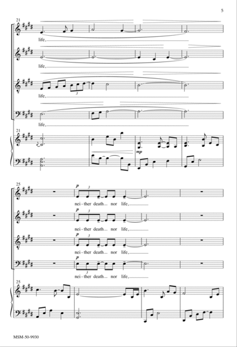 Hope and Quietly Wait Hope and Quietly Wait 4-Part scores gallery preview page 5