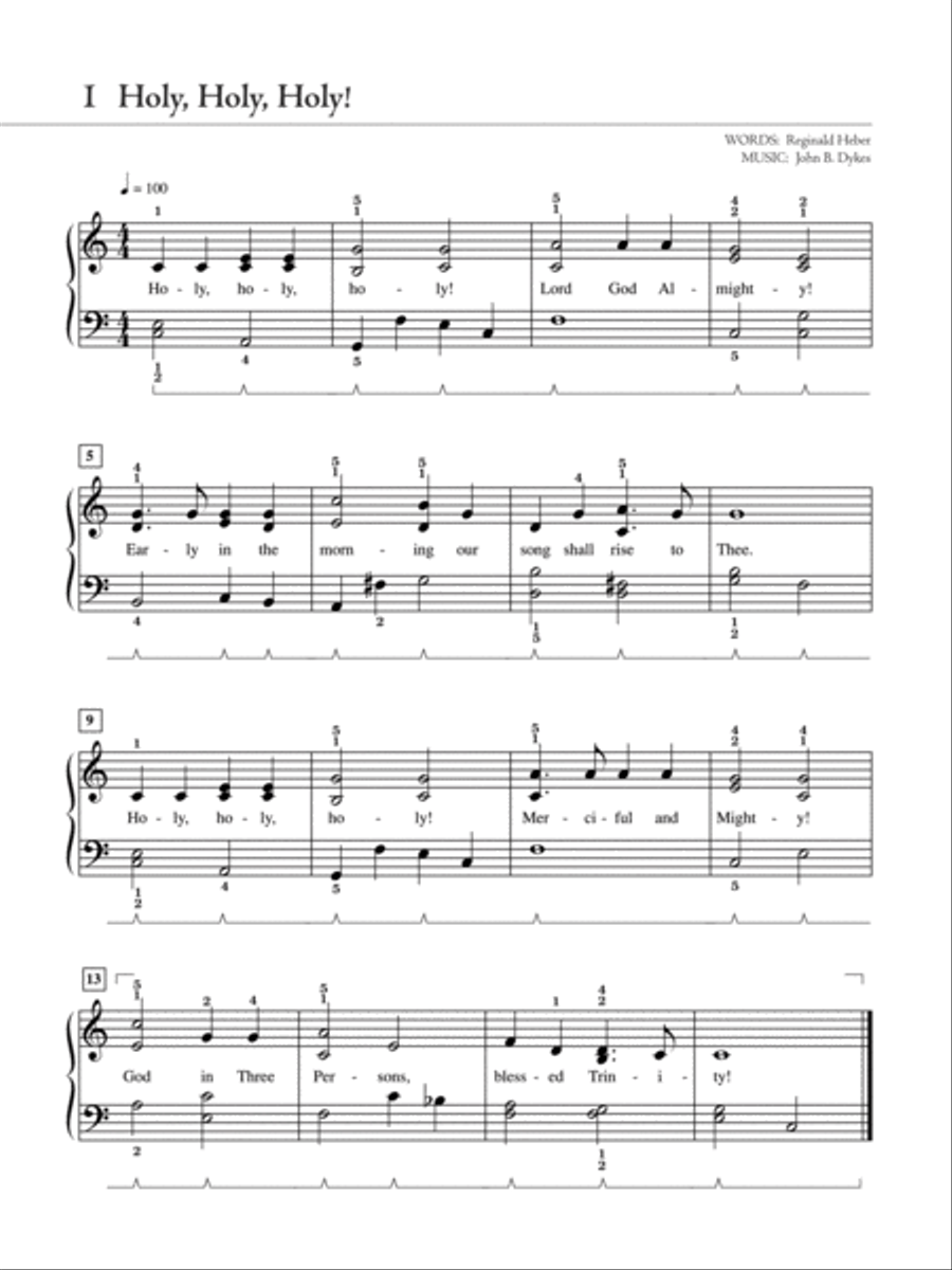 The Piano Student's Hymnal