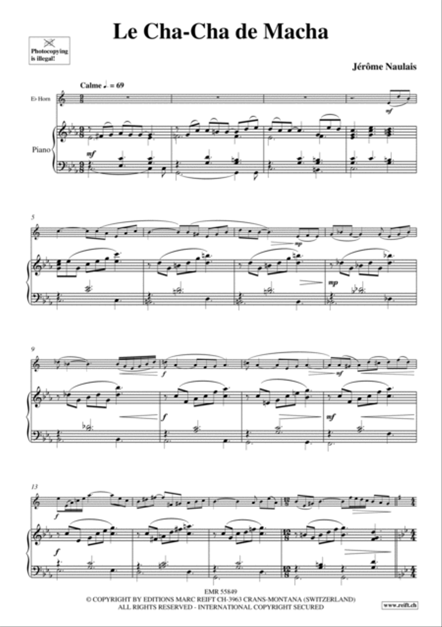 Le Cha-Cha de Macha Horn scores gallery preview page 5