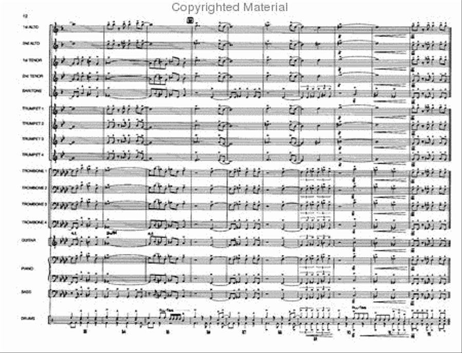 Bringin' It On Jazz Ensemble scores gallery preview page 12