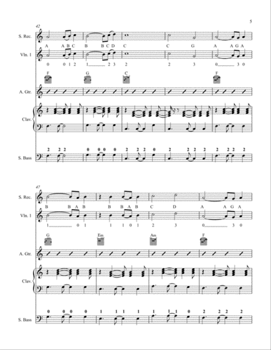 Uptown Ride Uptown Ride Small Ensemble scores gallery preview page 5