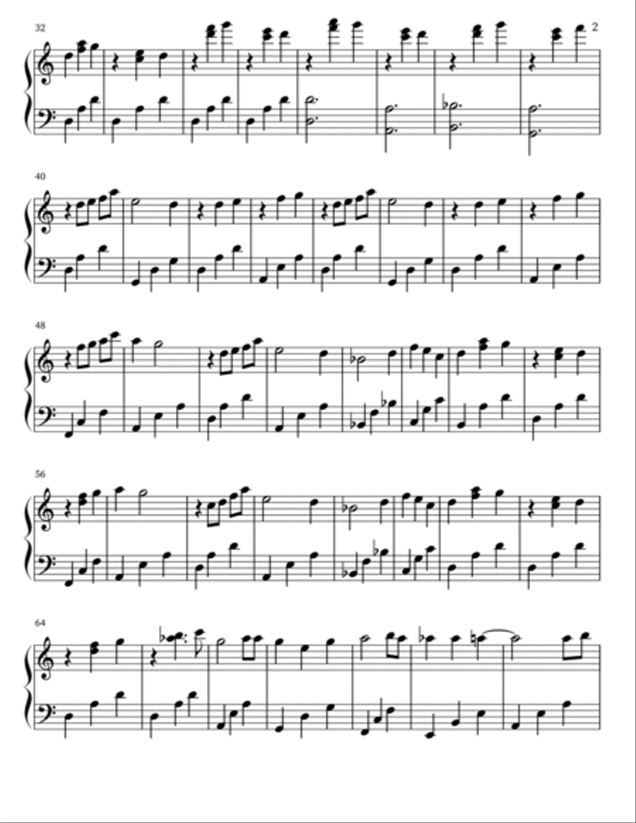 Hijos De La Luna Piano Solo scores gallery preview page 2