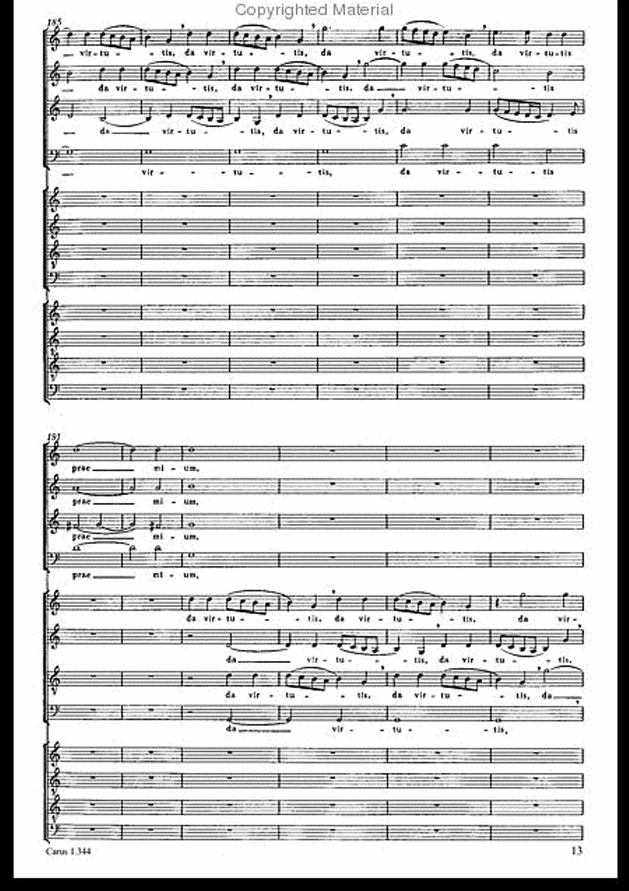 Veni Sancte Spiritus (Come now, holy Spirit) 4-Part scores gallery preview page 14