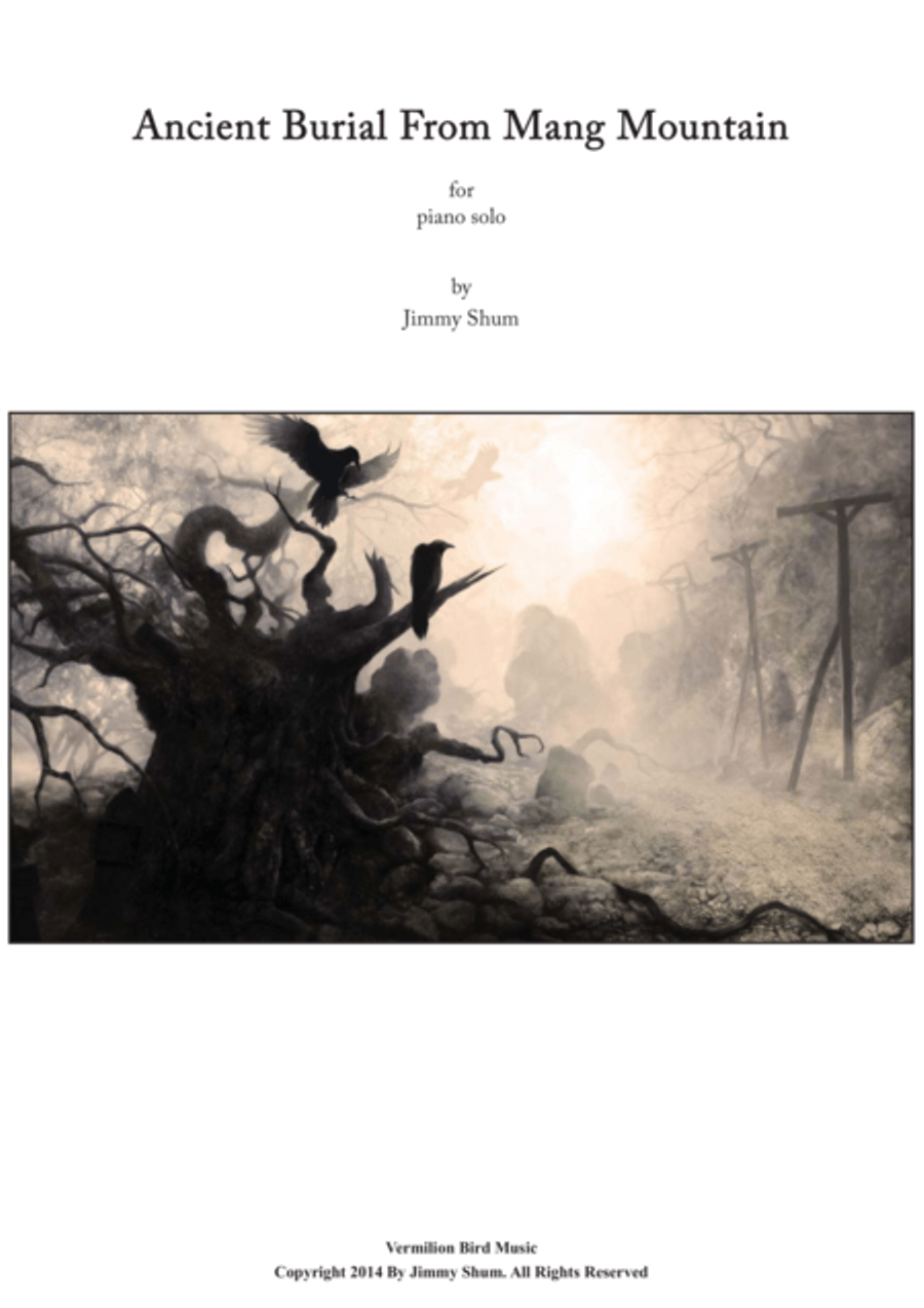 Ancient Burial From Mang Mountain Piano Solo scores gallery preview page 1