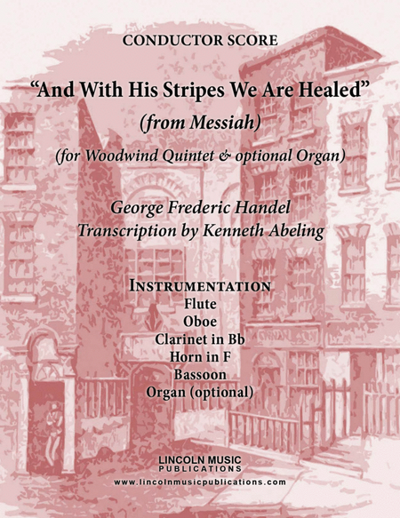 Handel - And With His Stripes We Are Healed (from Messiah) (for Woodwind Quintet & optional Organ) image number null
