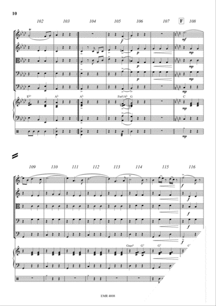 Emperor Waltz String Orchestra scores gallery preview page 10