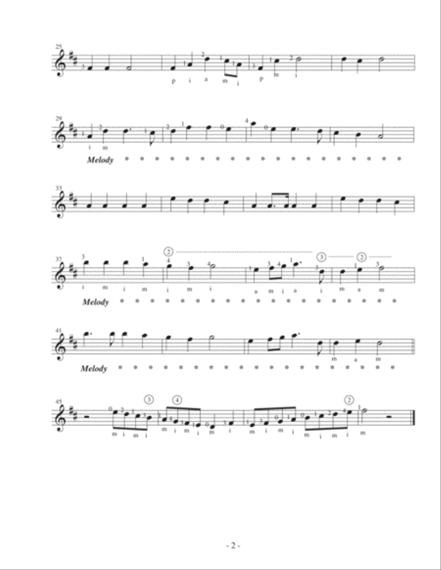 Hark! The Herald Angels Sing for Classical Guitar Quartet Guitar Ensemble scores gallery preview page 3