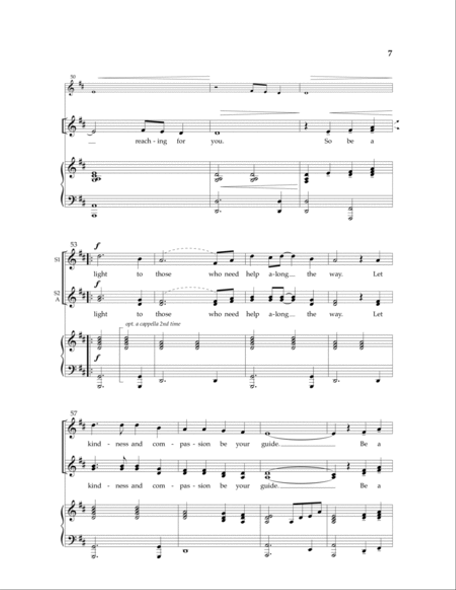 One Voice One Voice SSA scores gallery preview page 5
