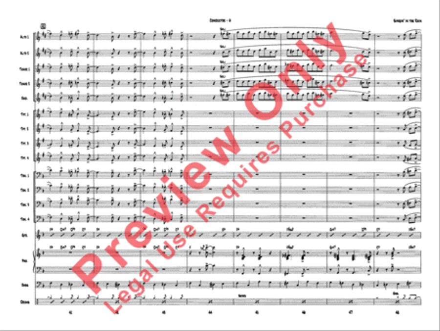 Singin' in the Rain Singin' in the Rain Jazz Ensemble scores gallery preview page 8